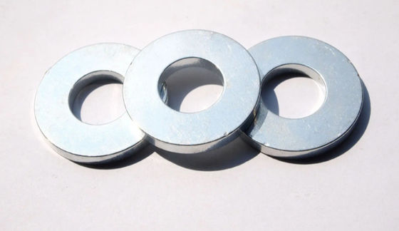 แม่เหล็ก NdFeB แบบวงแหวน N52 พร้อมการเคลือบสังกะสีสำหรับใช้ในอุตสาหกรรม