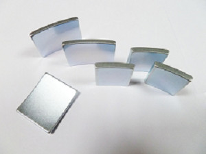 Zn Coating Arc NdFeB Magnets N35-N52 ISO14001 Custom Shaped Magnets