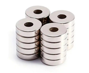 แม่เหล็กนีโอดิเมียมดิสก์แบบเจาะรู, การเคลือบ NiCuNi N52 Neo Magnetic Ring